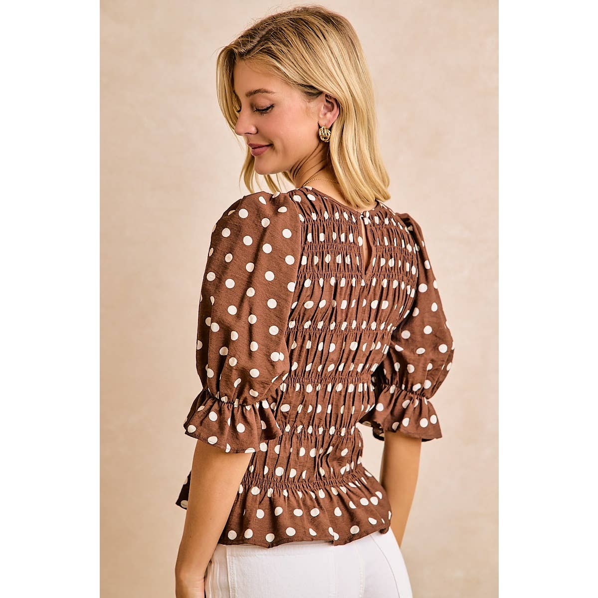 Darling Dotted Blouse