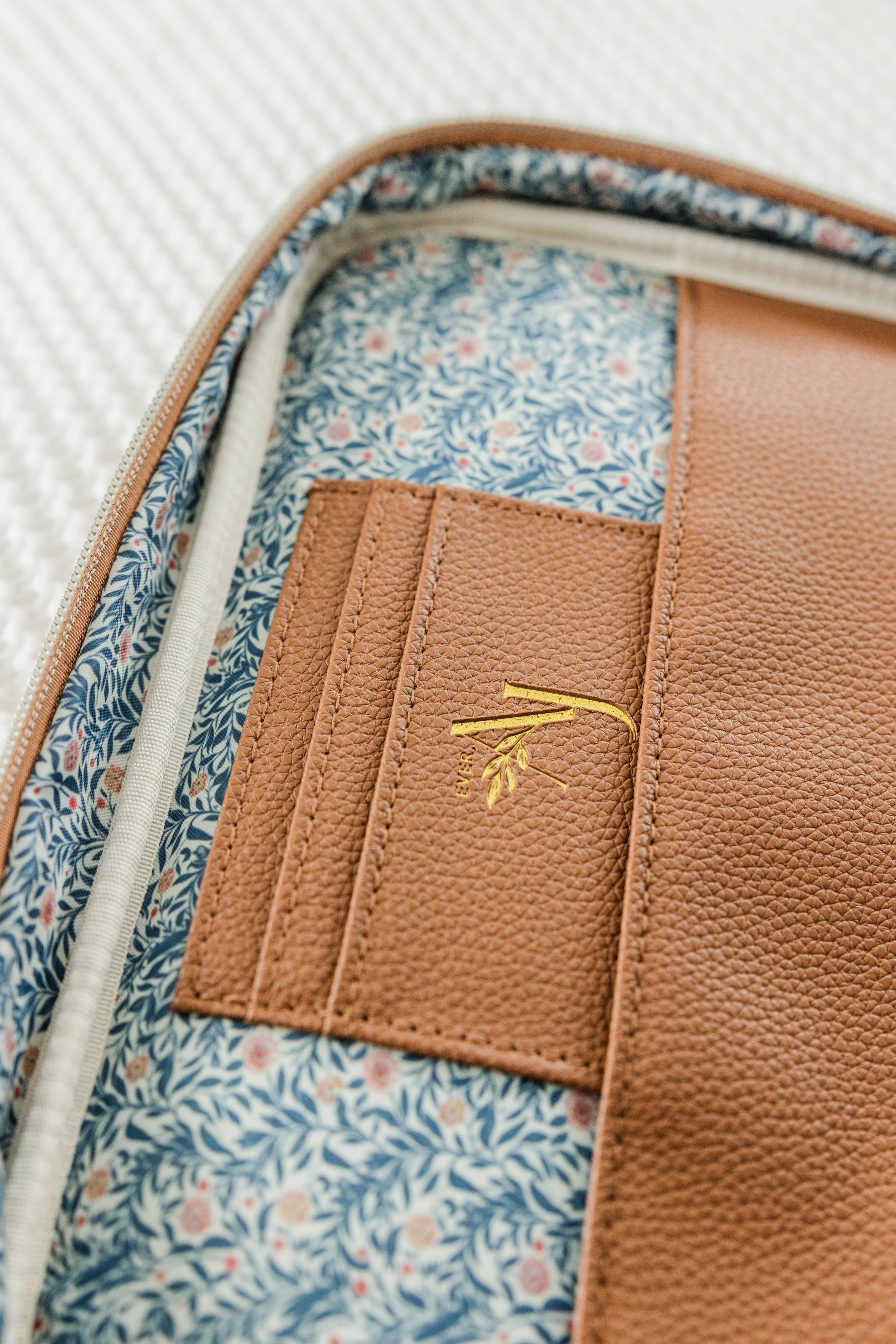 Book & Bible Bag Crossbody in Camel