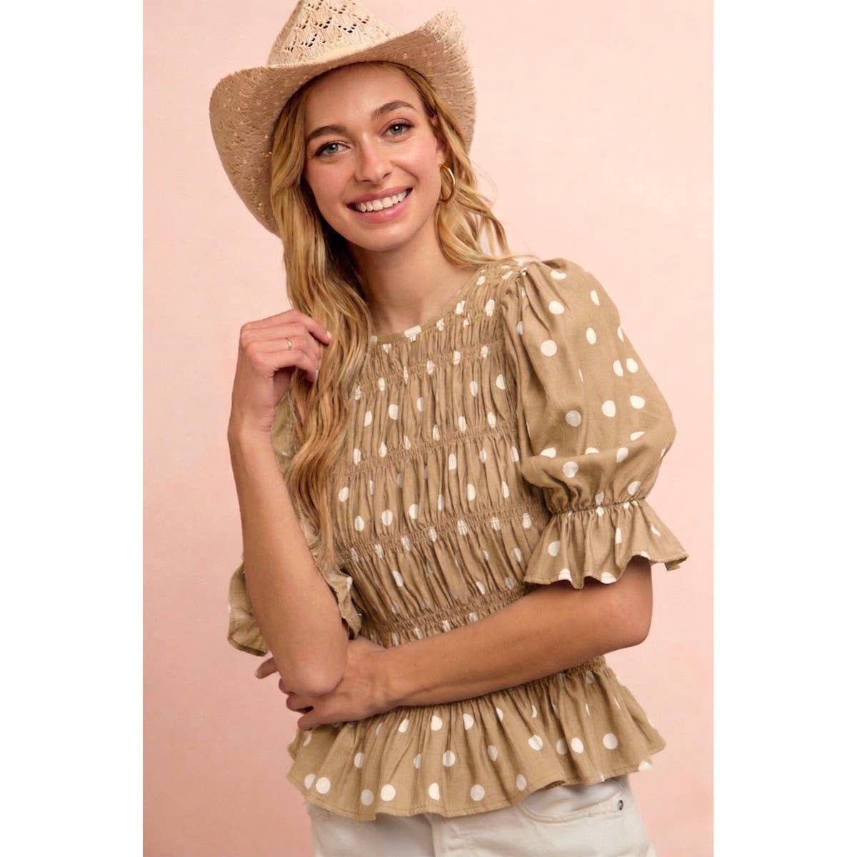 Darling Dotted Blouse