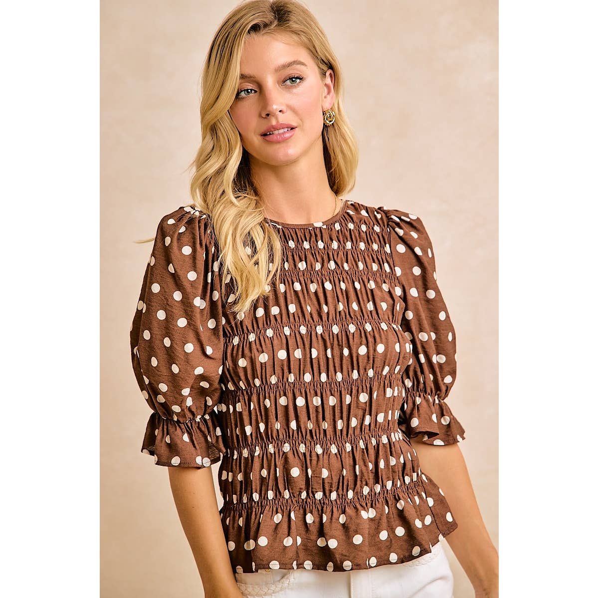 Darling Dotted Blouse