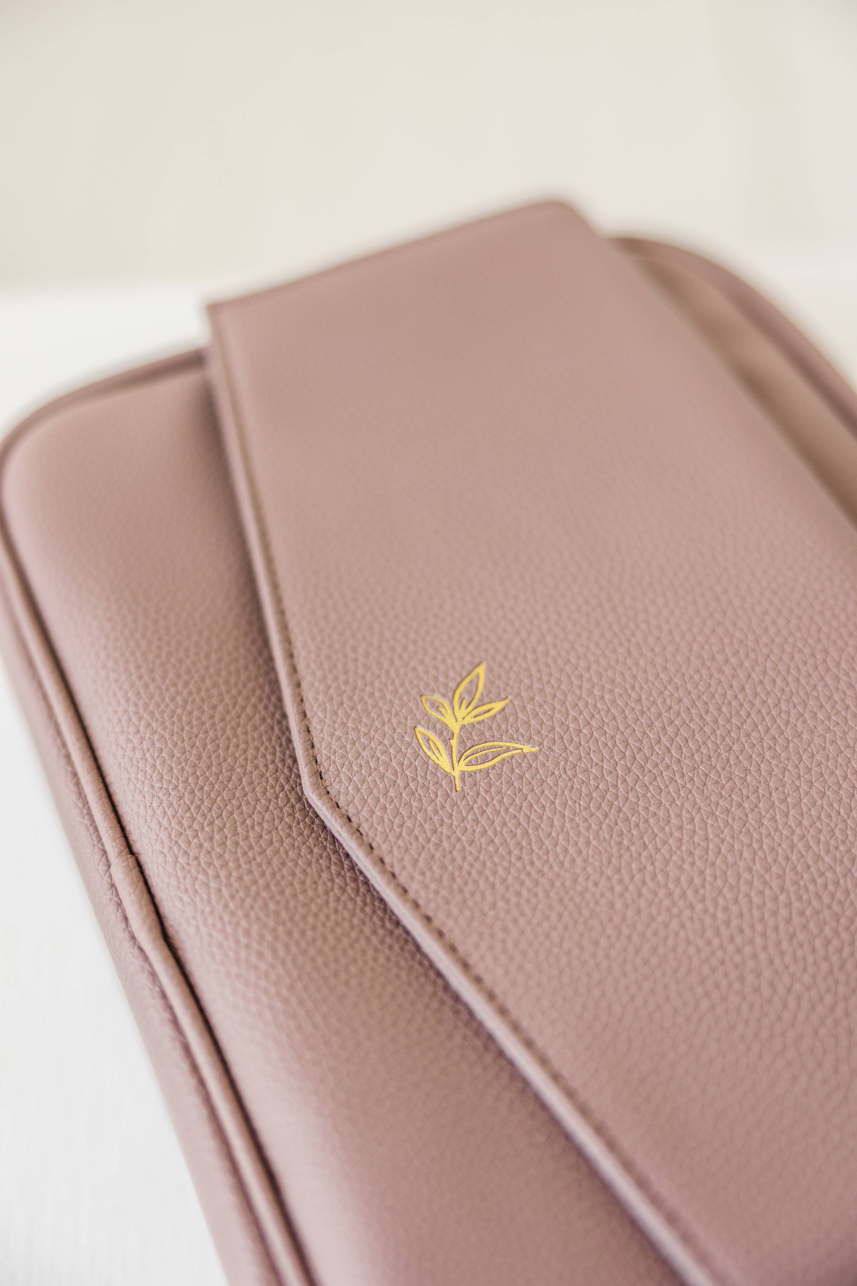 Book & Bible Bag Crossbody in Lavendar