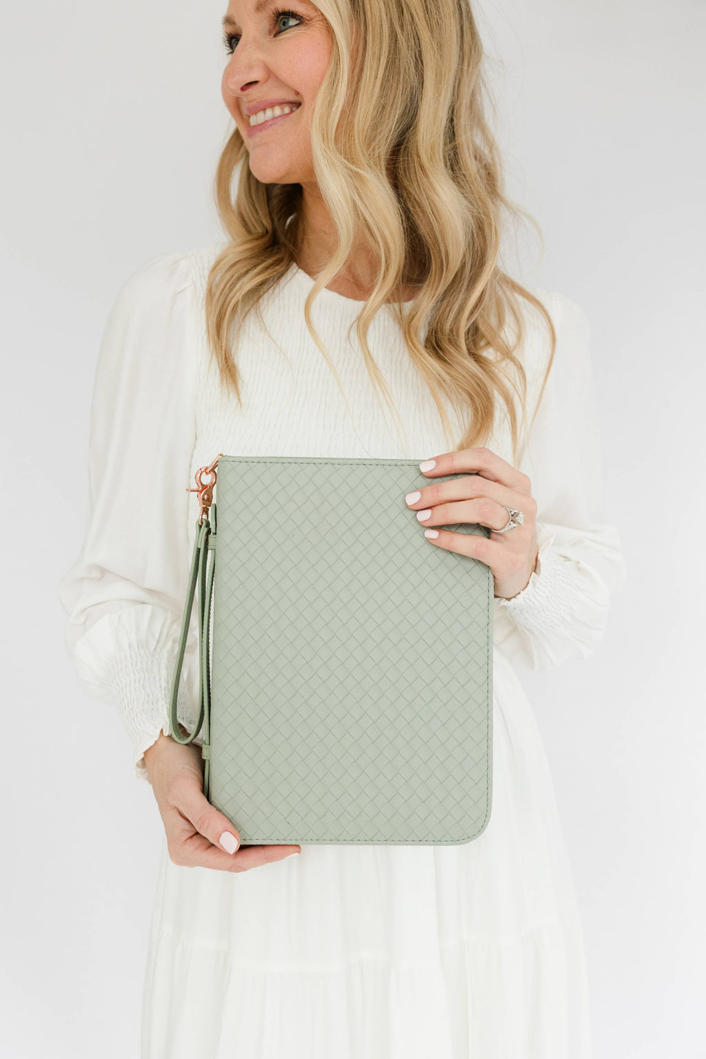 Book & Bible Crossbody Bag in Sage