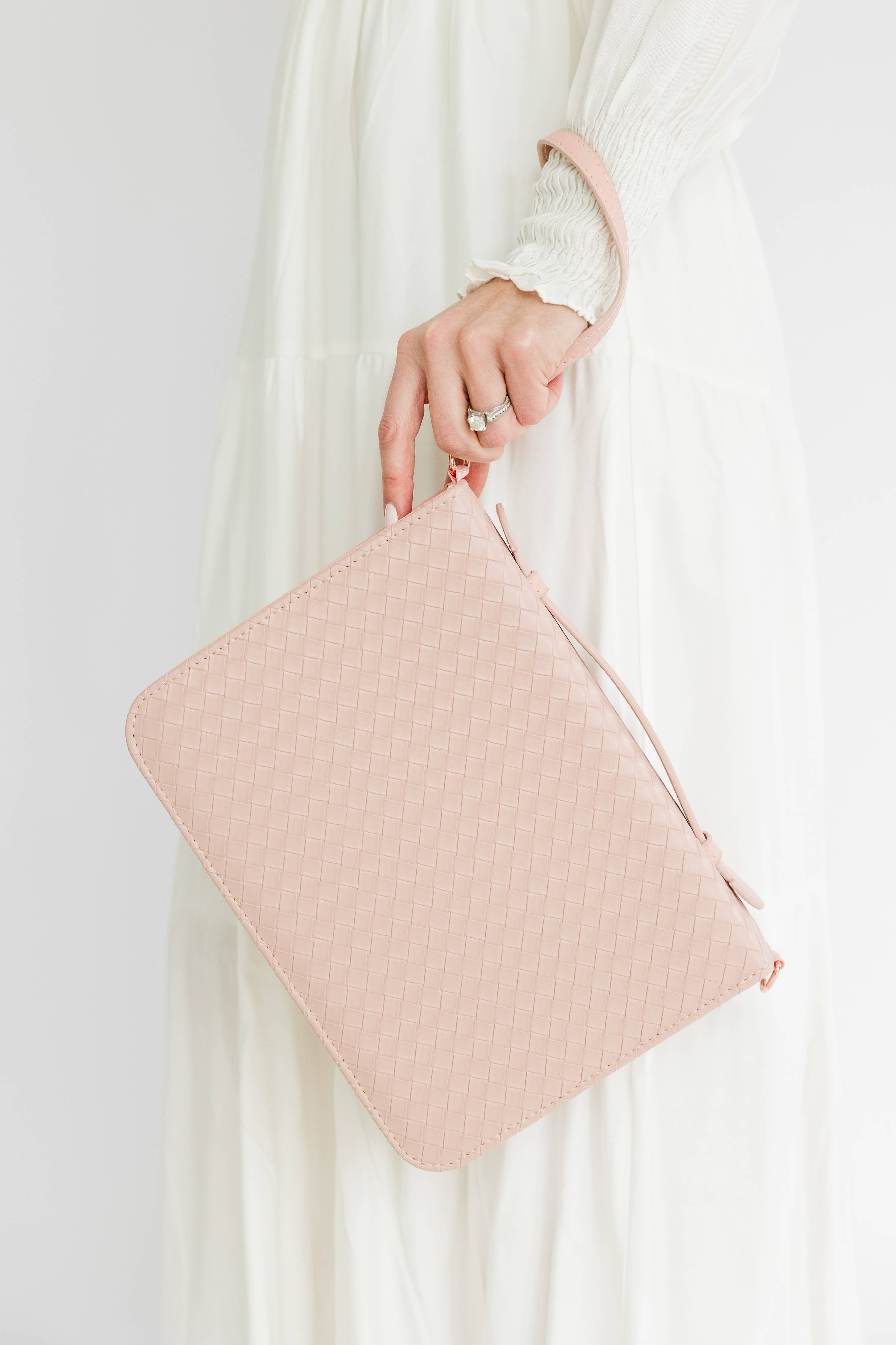 Book & Bible Crossbody Bag in Blush
