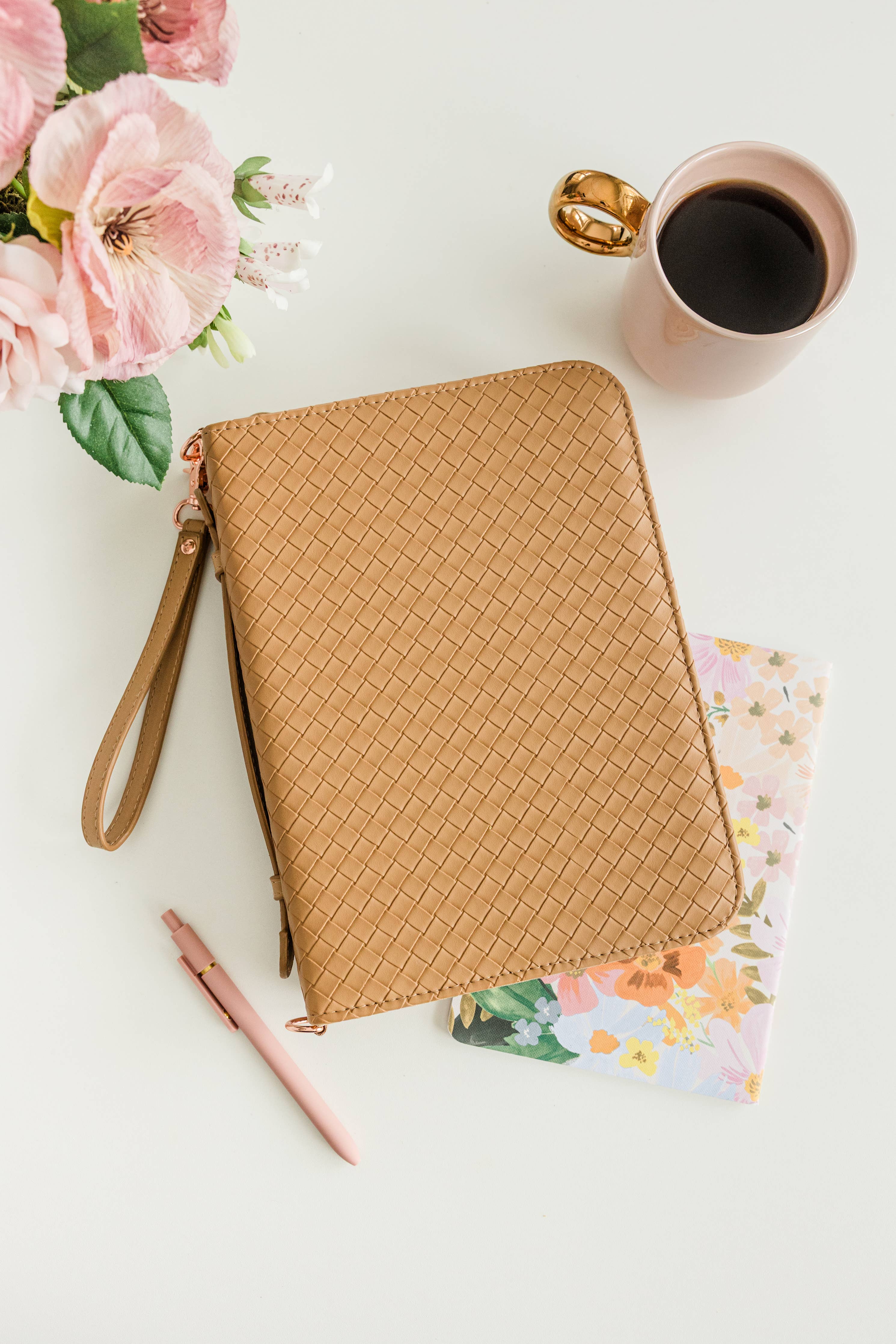 Book & Bible Crossbody Bag in Carmel