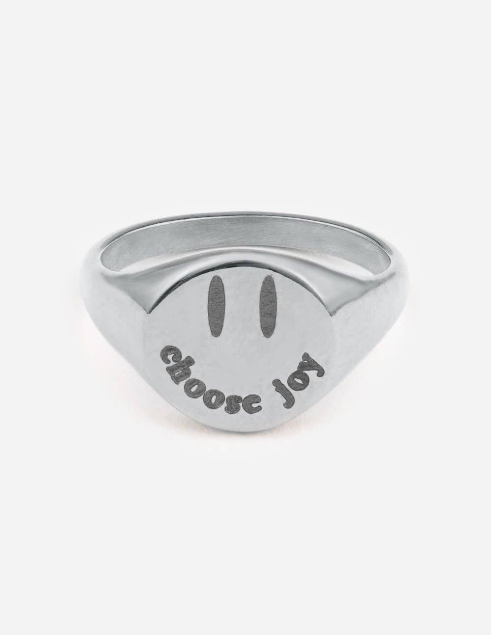 Choose Joy Ring in Silver