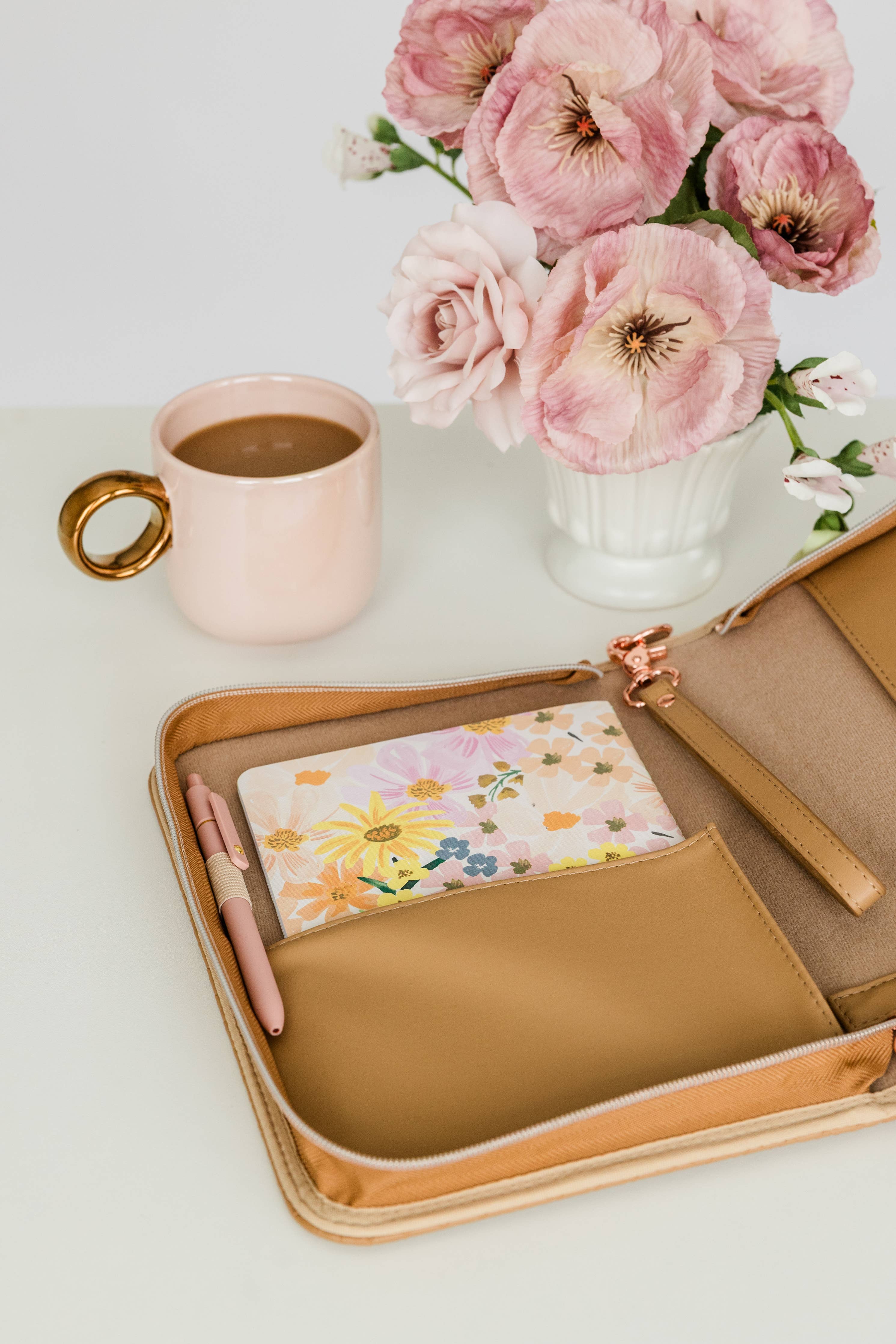 Book & Bible Crossbody Bag in Carmel