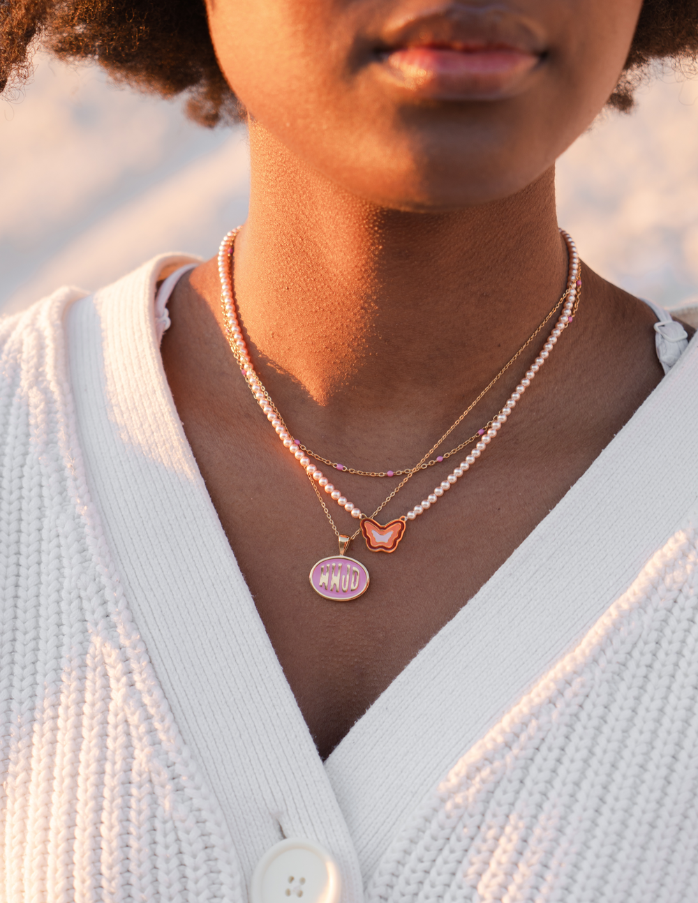 WWJD Necklace Set