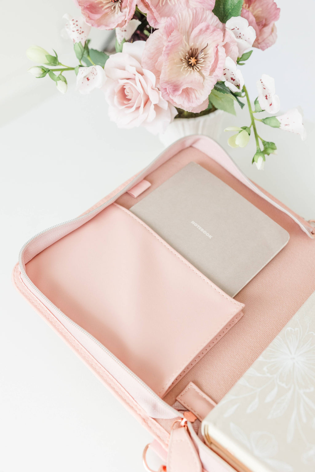 Book & Bible Crossbody Bag in Blush