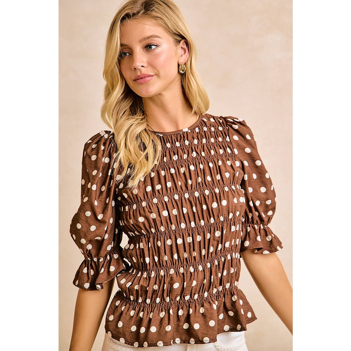 Darling Dotted Blouse