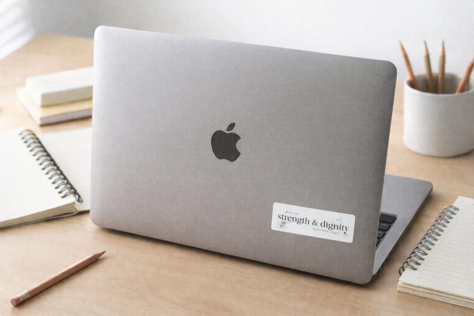 Strength and Dignity Sticker