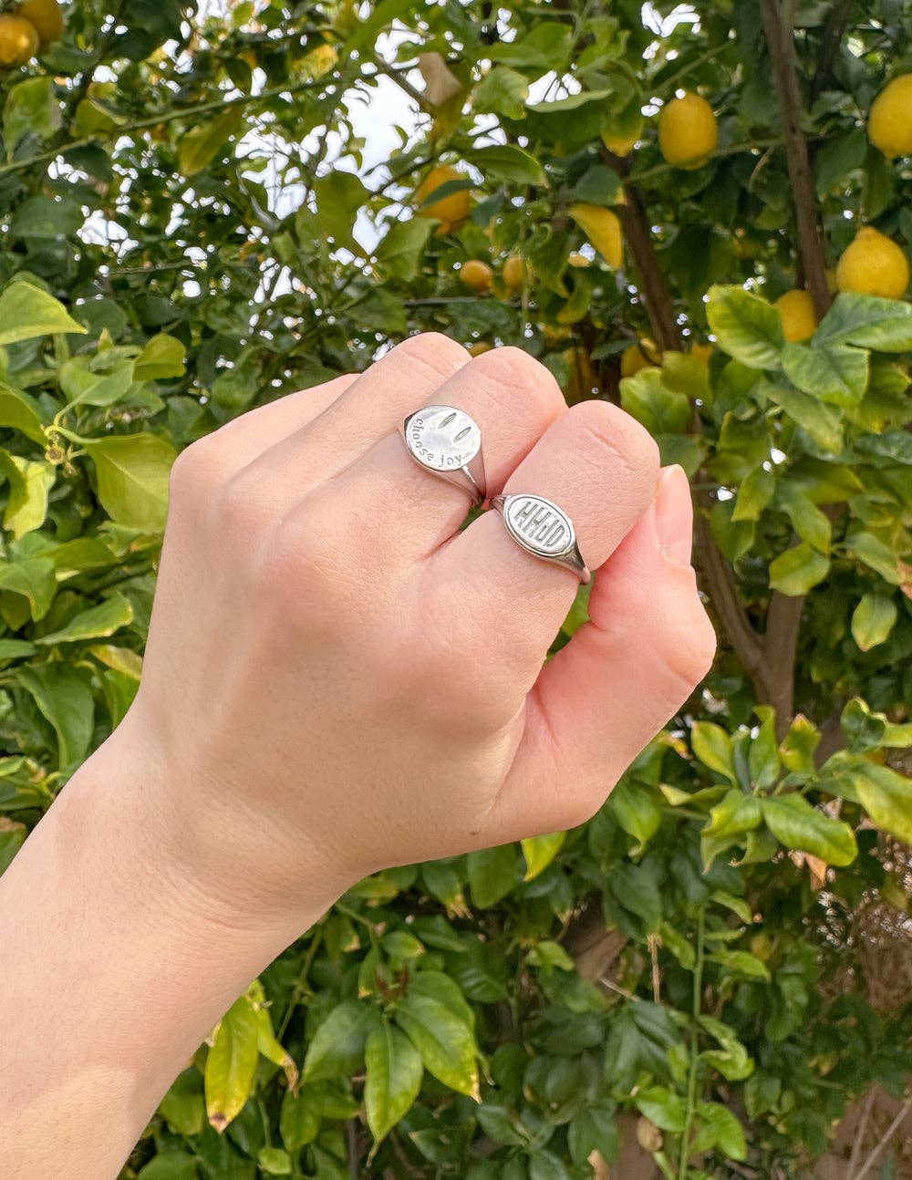 Choose Joy Ring in Silver