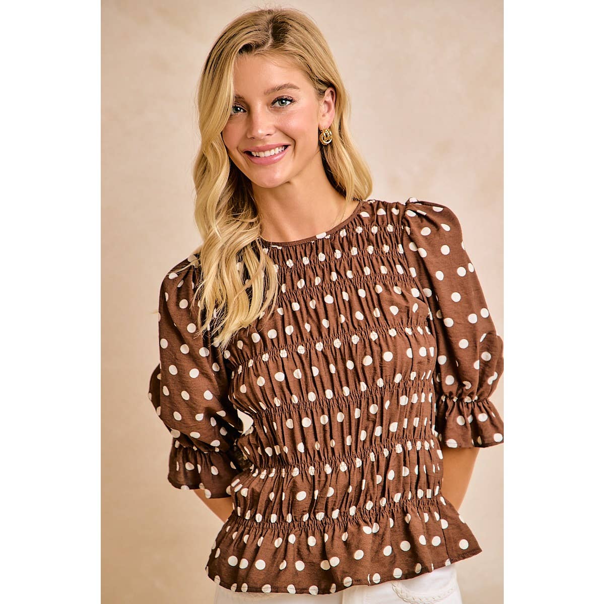 Darling Dotted Blouse