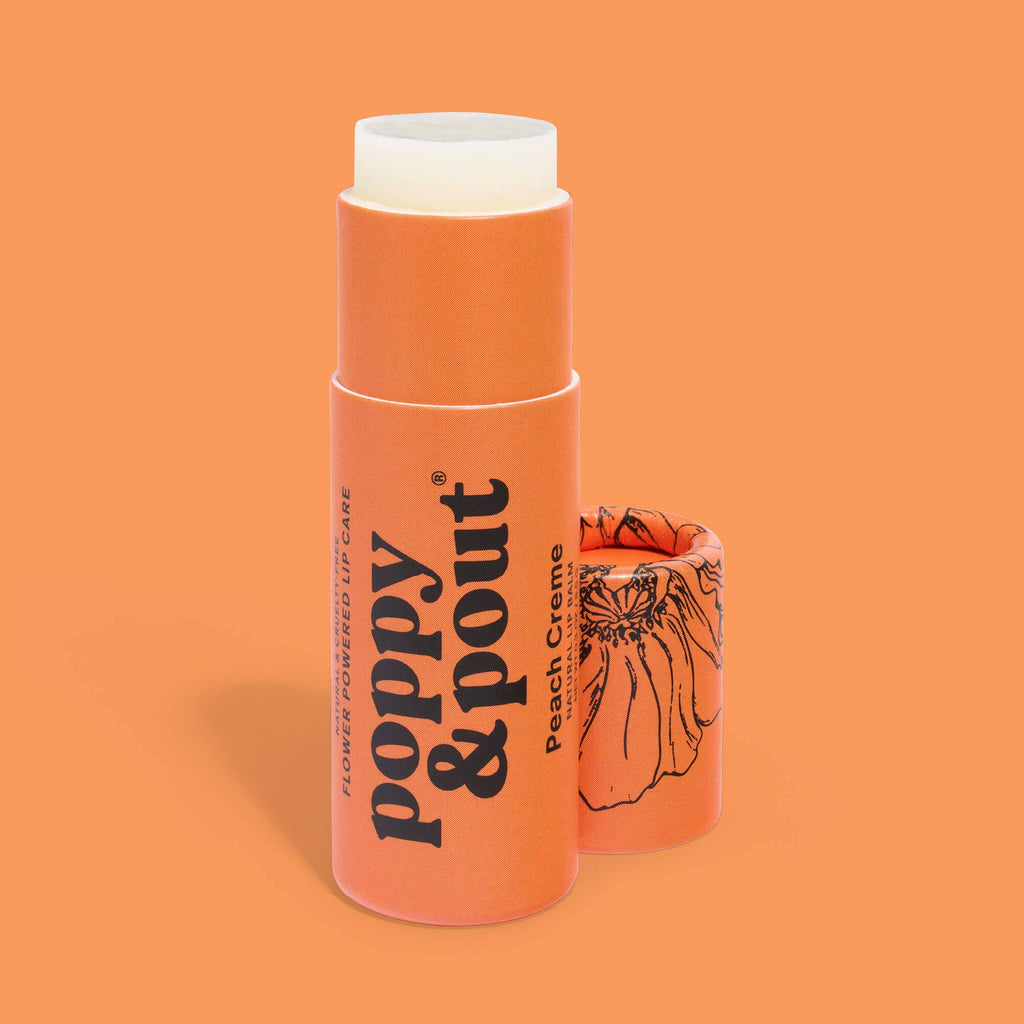 Poppy & Pout Peach Creme Lip Balm
