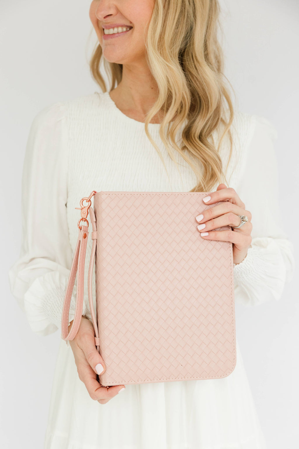 Book & Bible Crossbody Bag in Blush