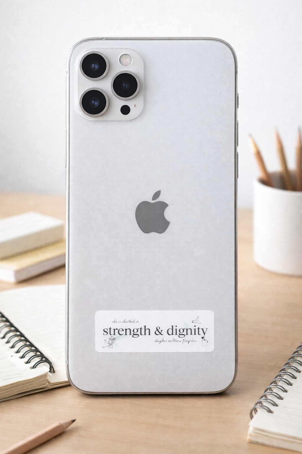Strength and Dignity Sticker