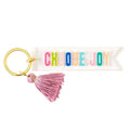 Choose Joy Tassel Keychain