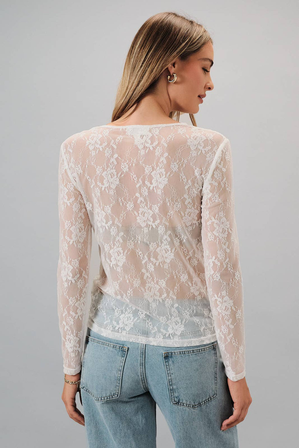 White Lace Undershirt