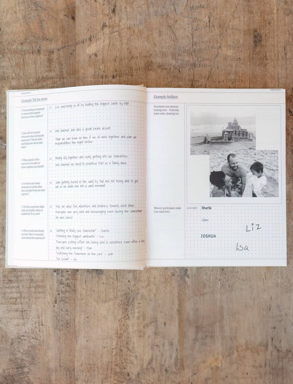 Family Memory Book: 50 Memories Made Together