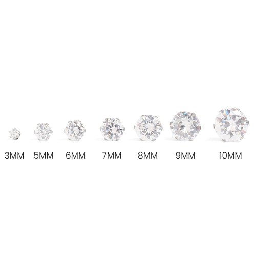 6mm Stud Earrings