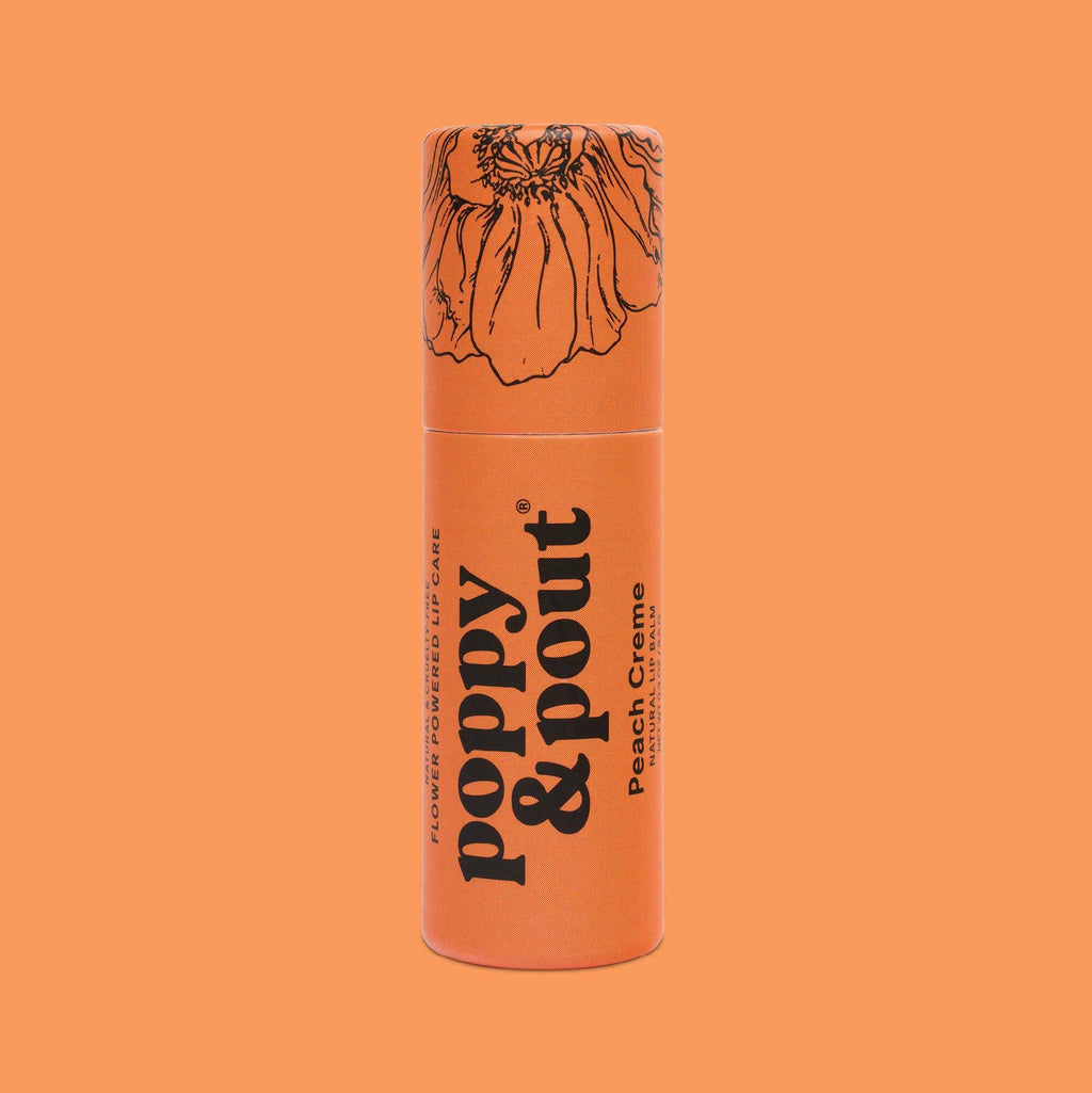 Poppy & Pout Peach Creme Lip Balm