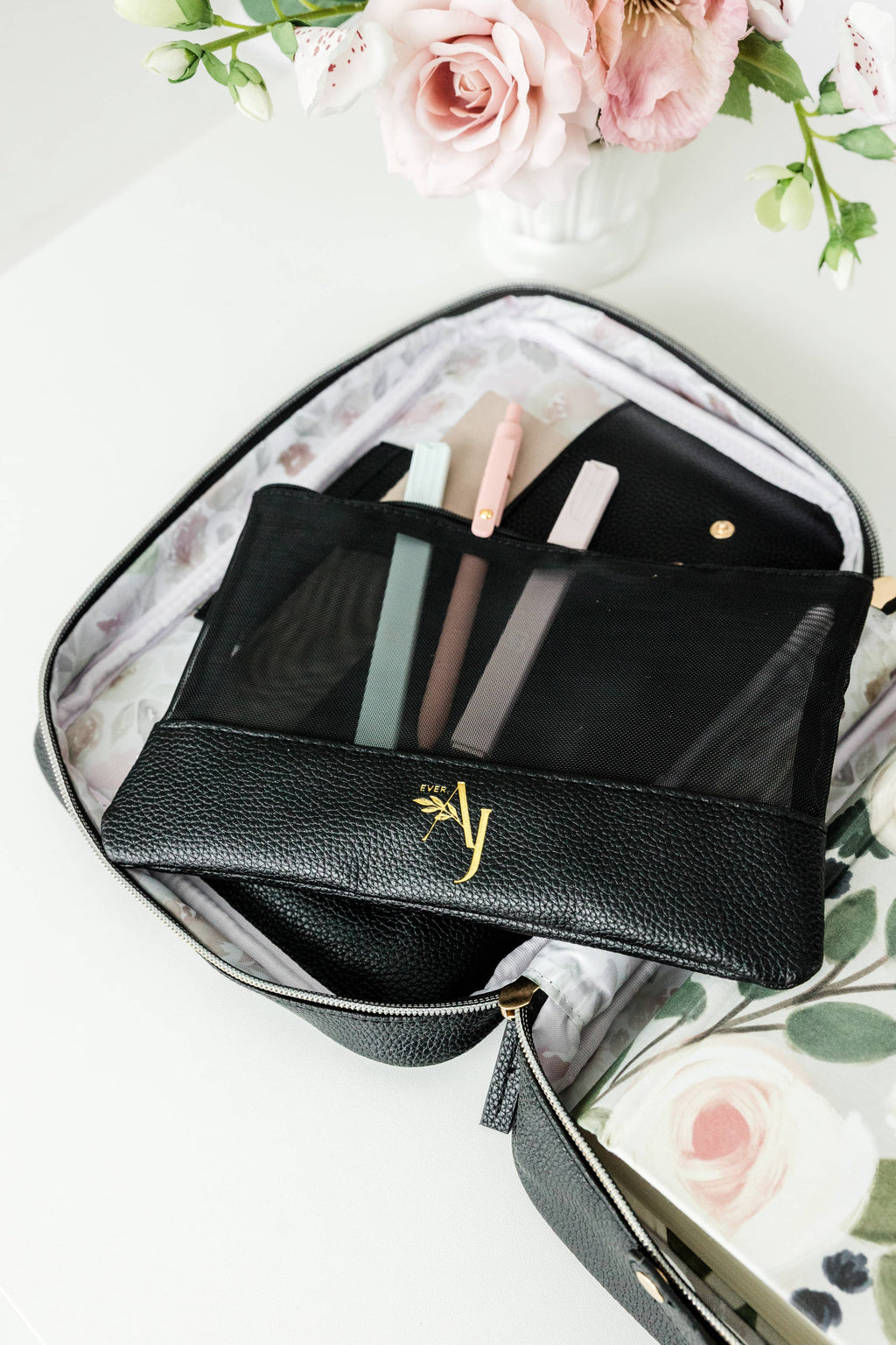 Book & Bible Crossbody Bag in Black