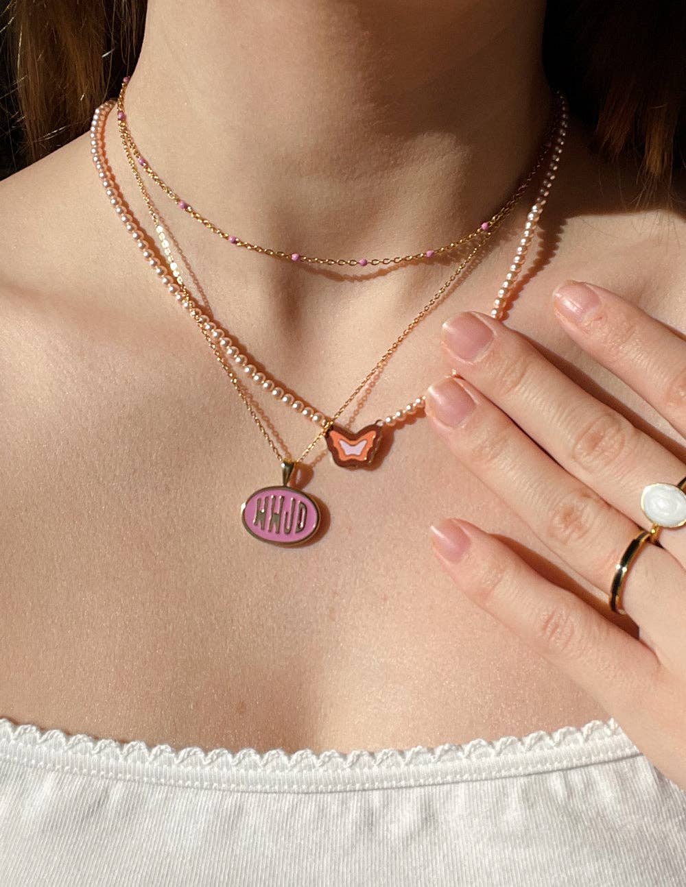 WWJD Necklace Set