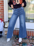 White Birch Ultra Wide Leg Jeans