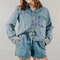 The Off Duty Denim Set