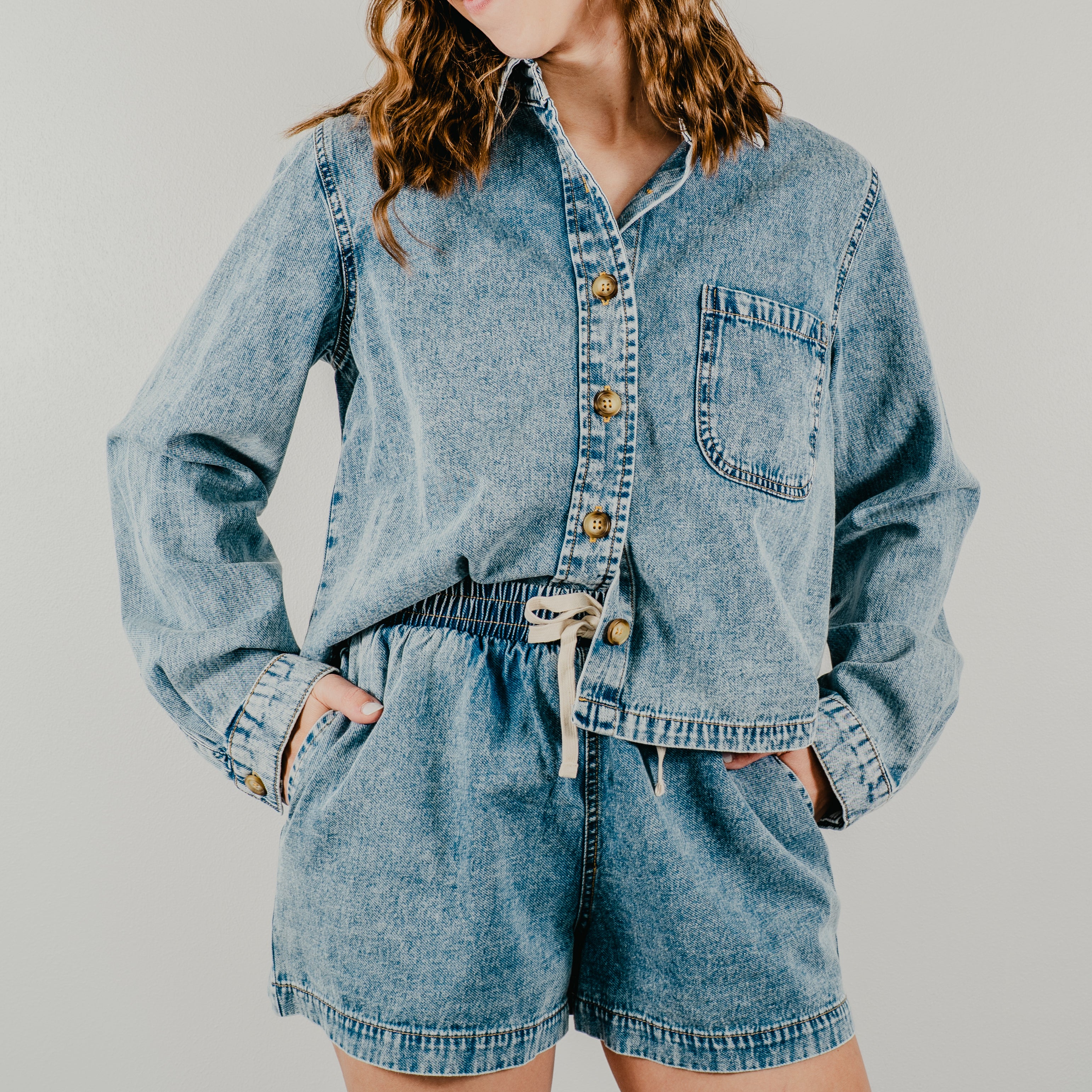 The Off Duty Denim Set