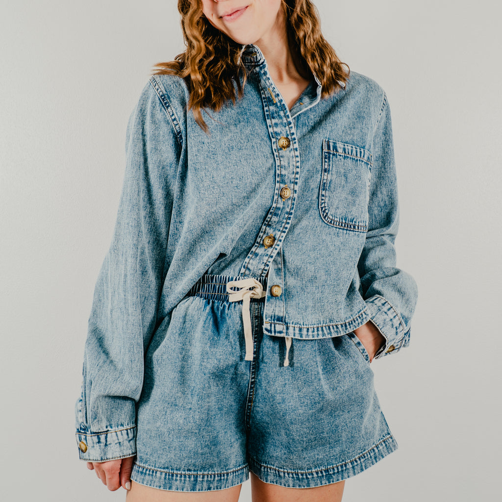 The Off Duty Denim Set