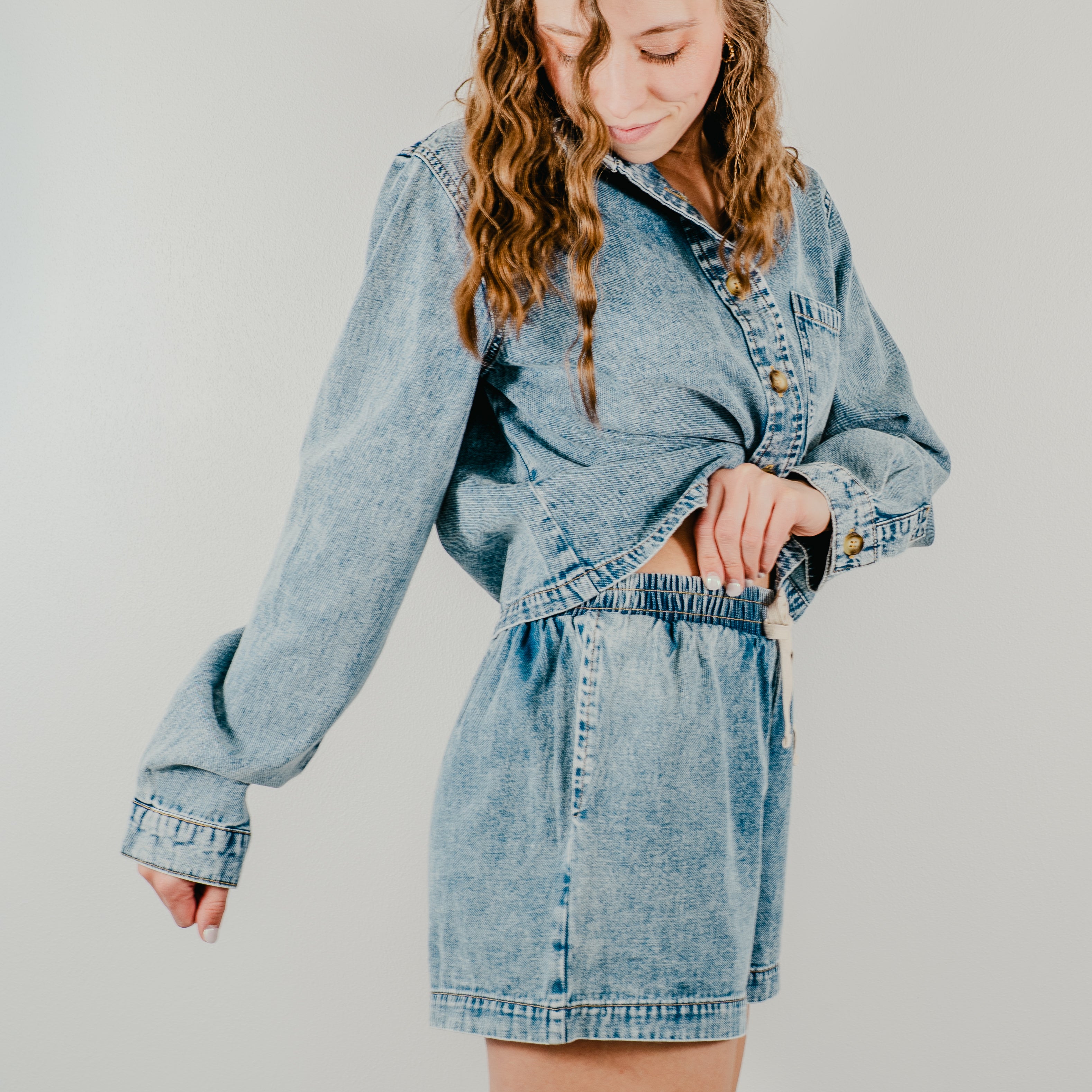 The Off Duty Denim Set
