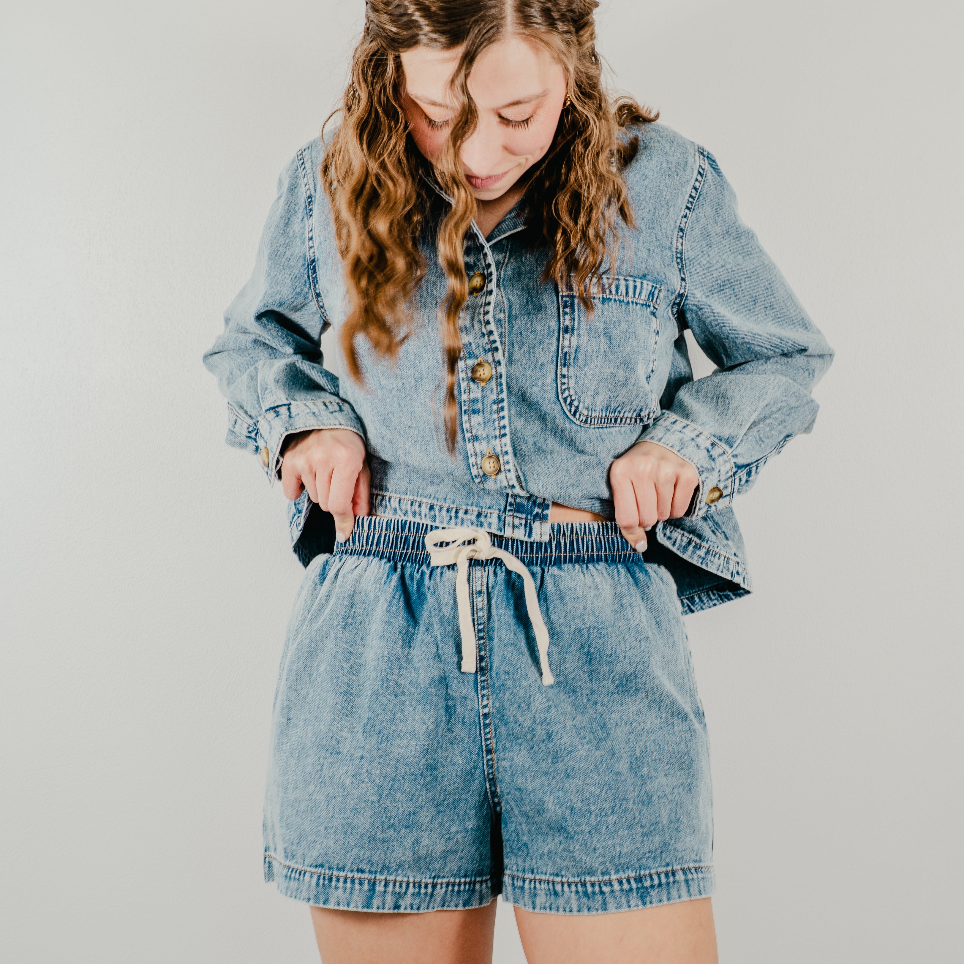 The Off Duty Denim Set