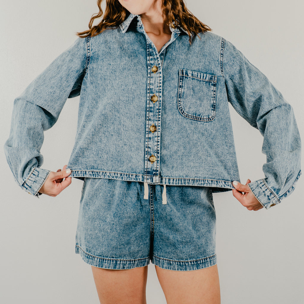 The Off Duty Denim Set