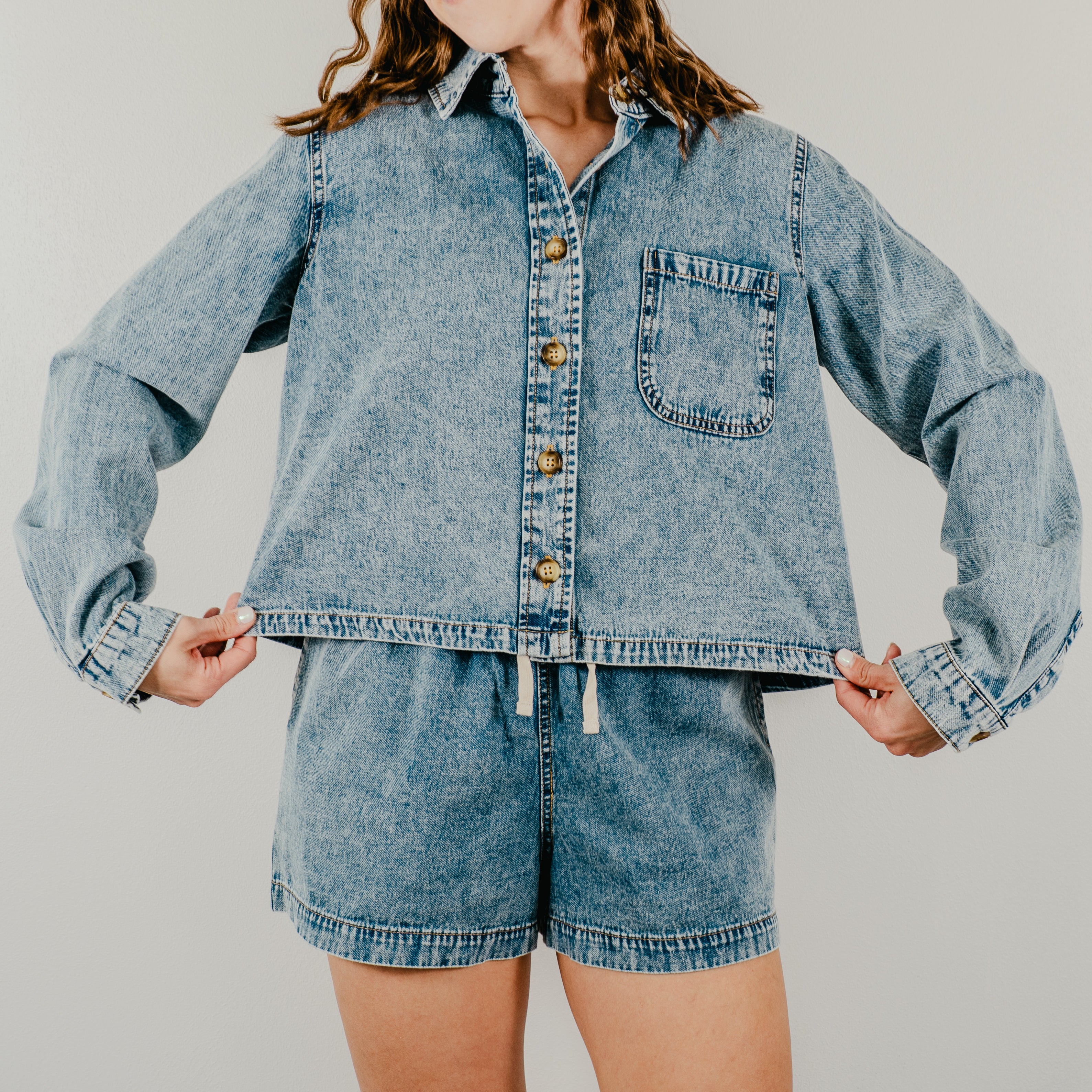 The Off Duty Denim Set