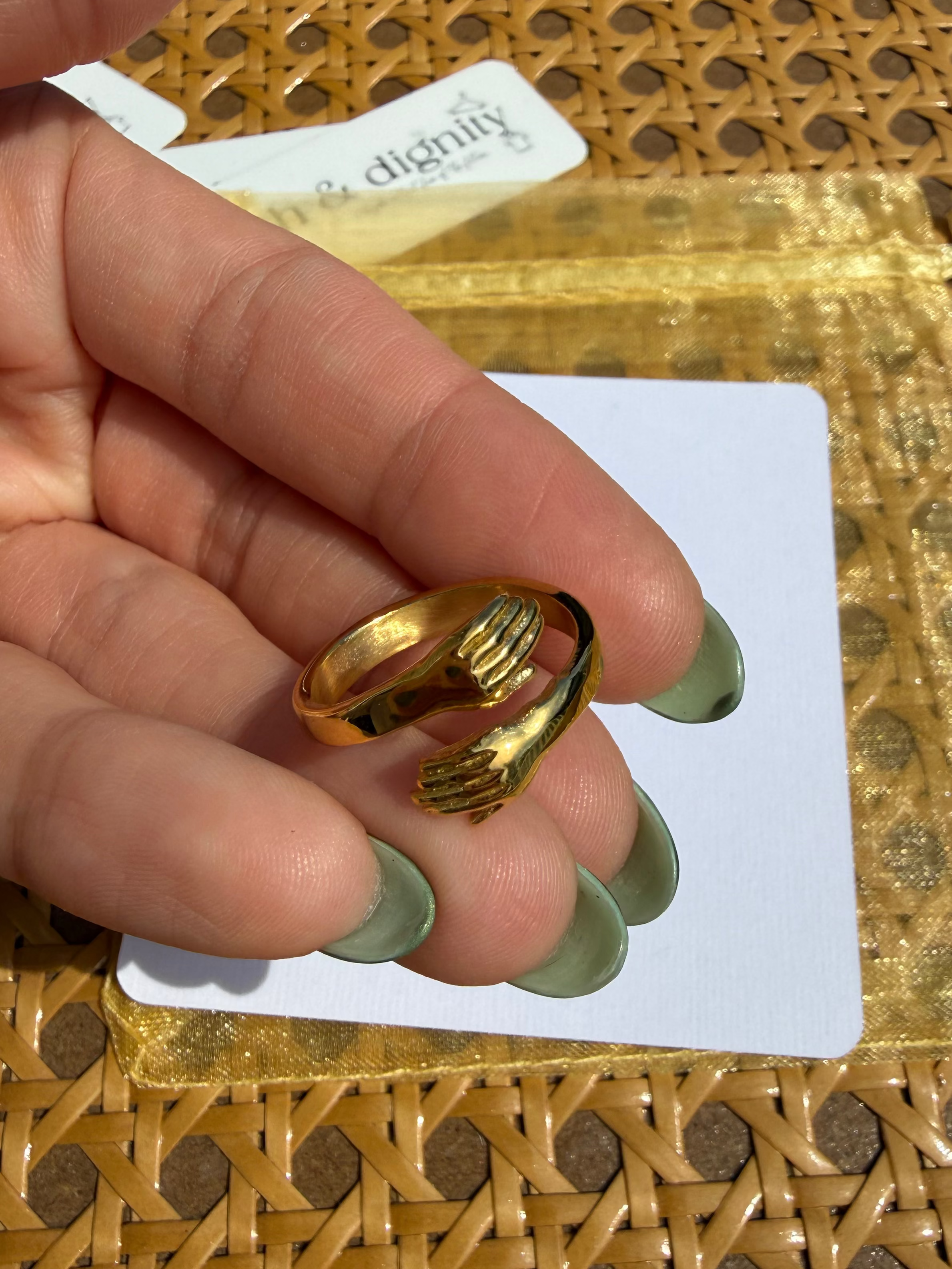 Held Close Ring (gold)