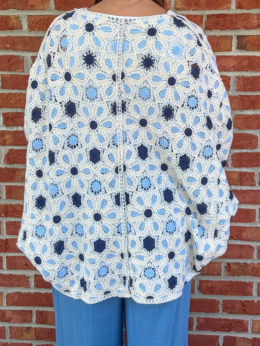 Light Layer Crochet Cardigan