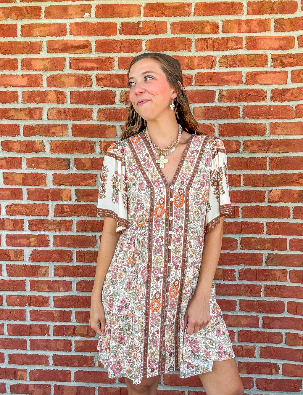 Sienna Bloom Flutter Dress