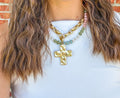 Revival Cross Chunky Necklace