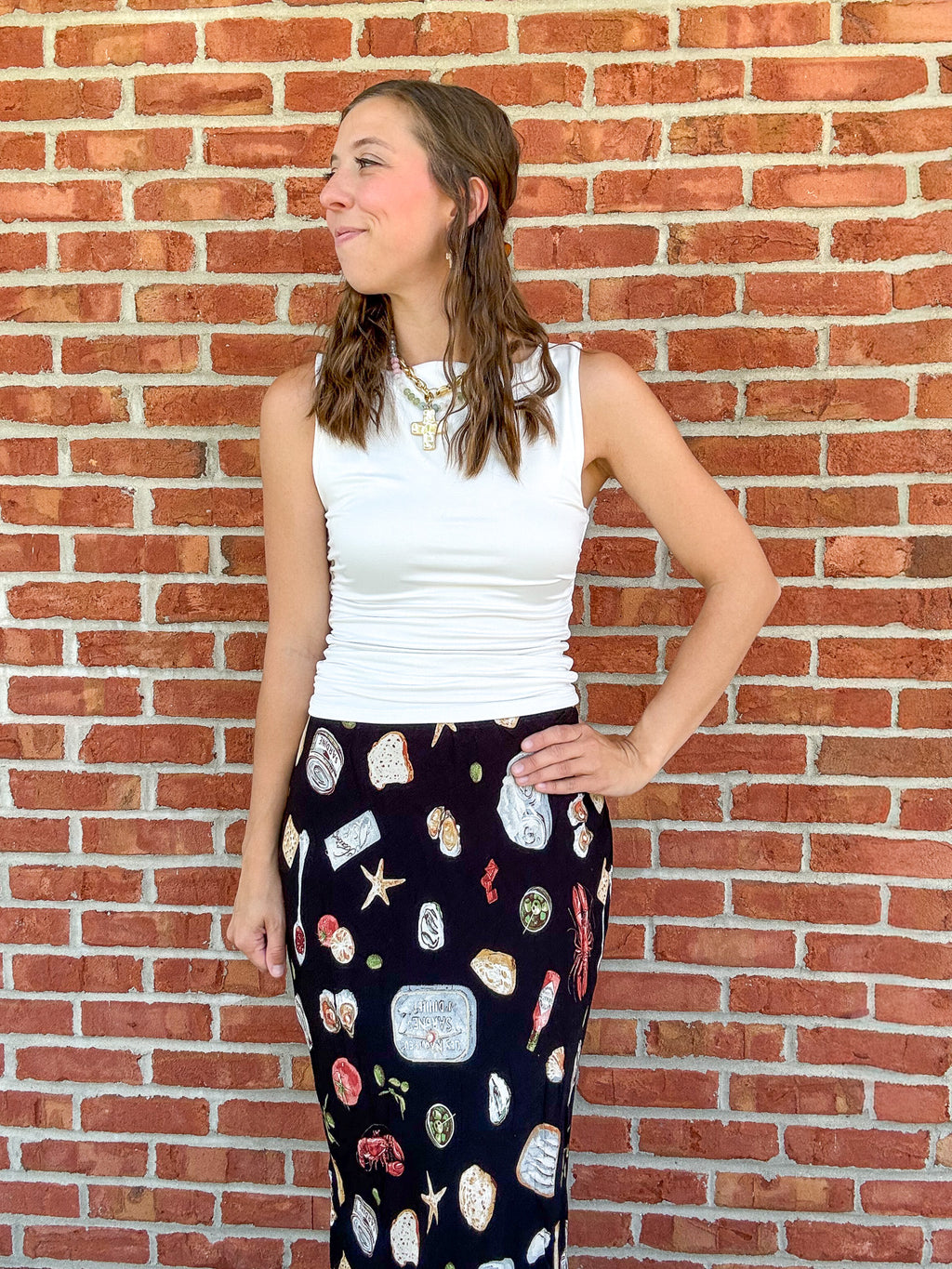 Postcard from Capri Skirt