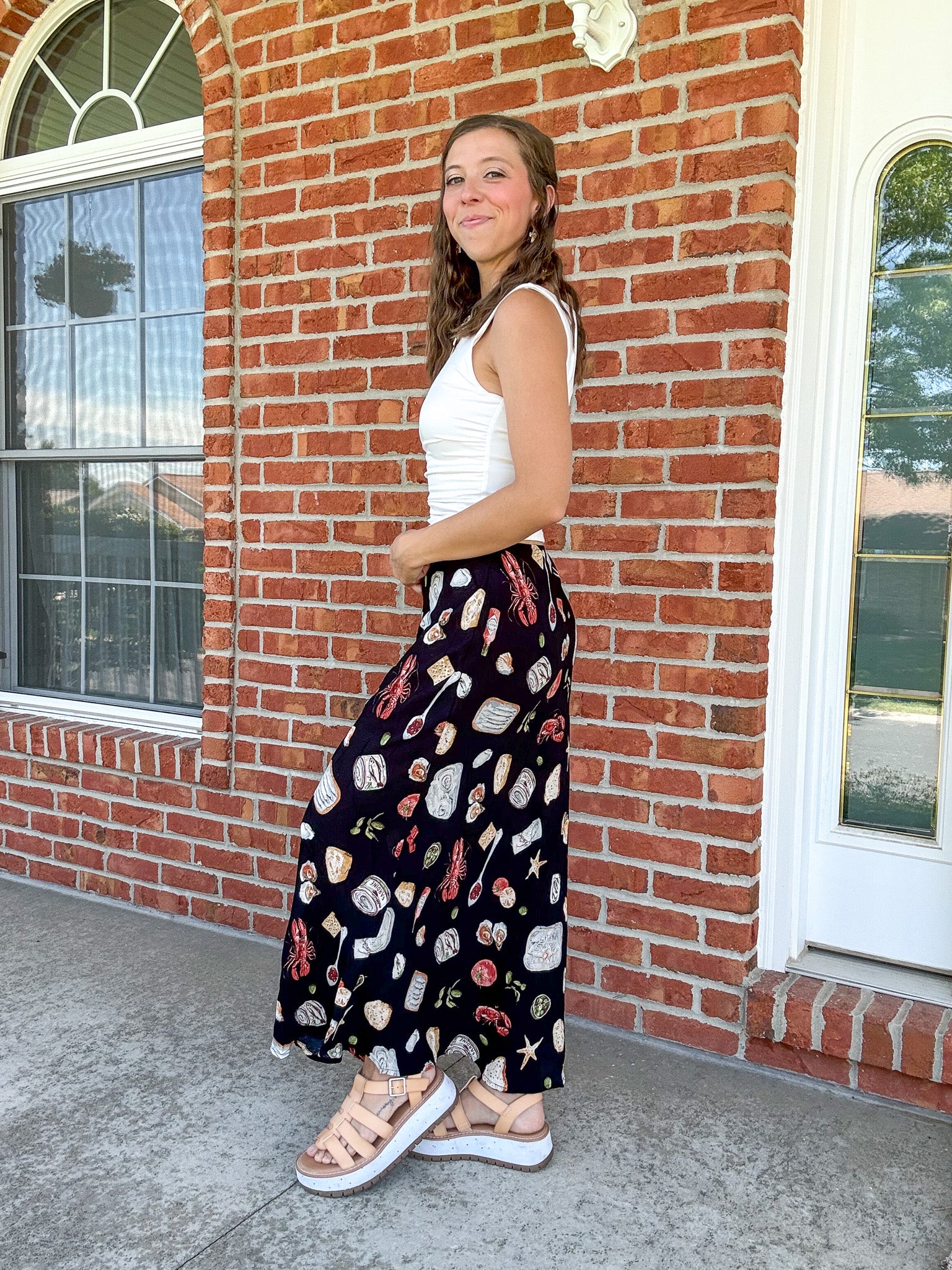 Postcard from Capri Skirt