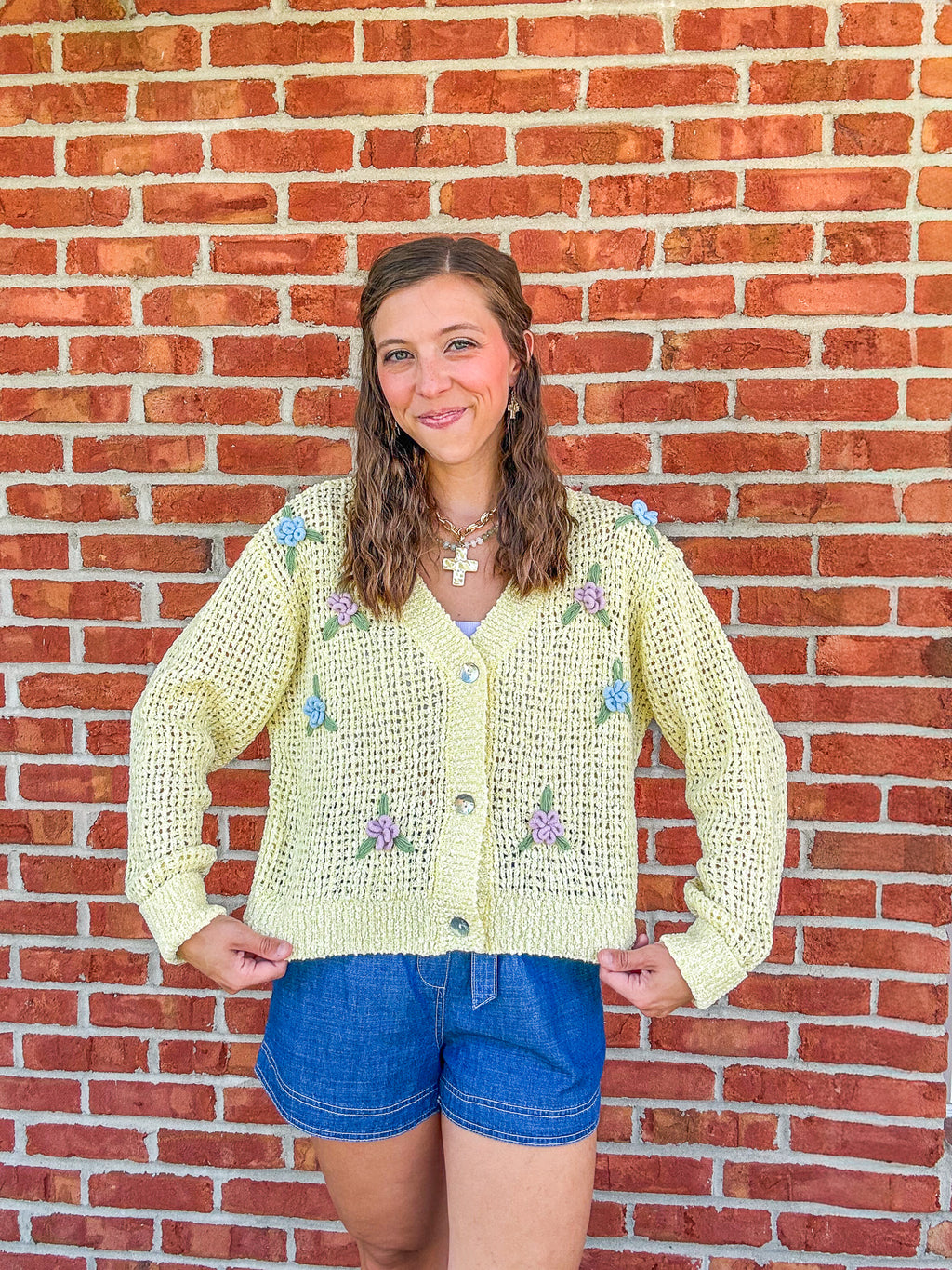 Buttercup Blooms Cardigan