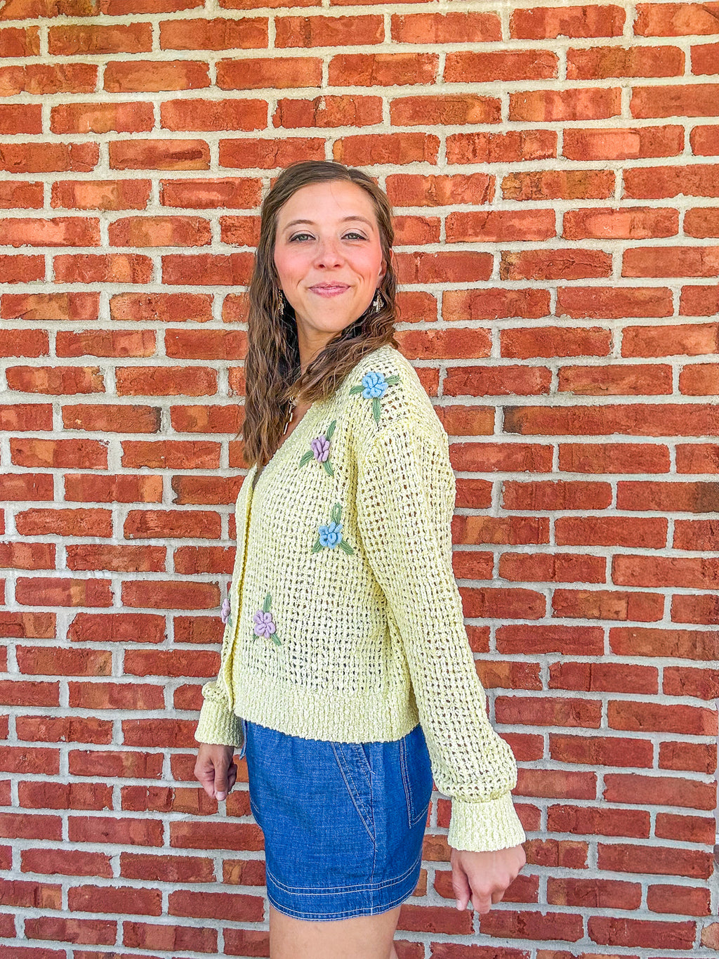 Buttercup Blooms Cardigan