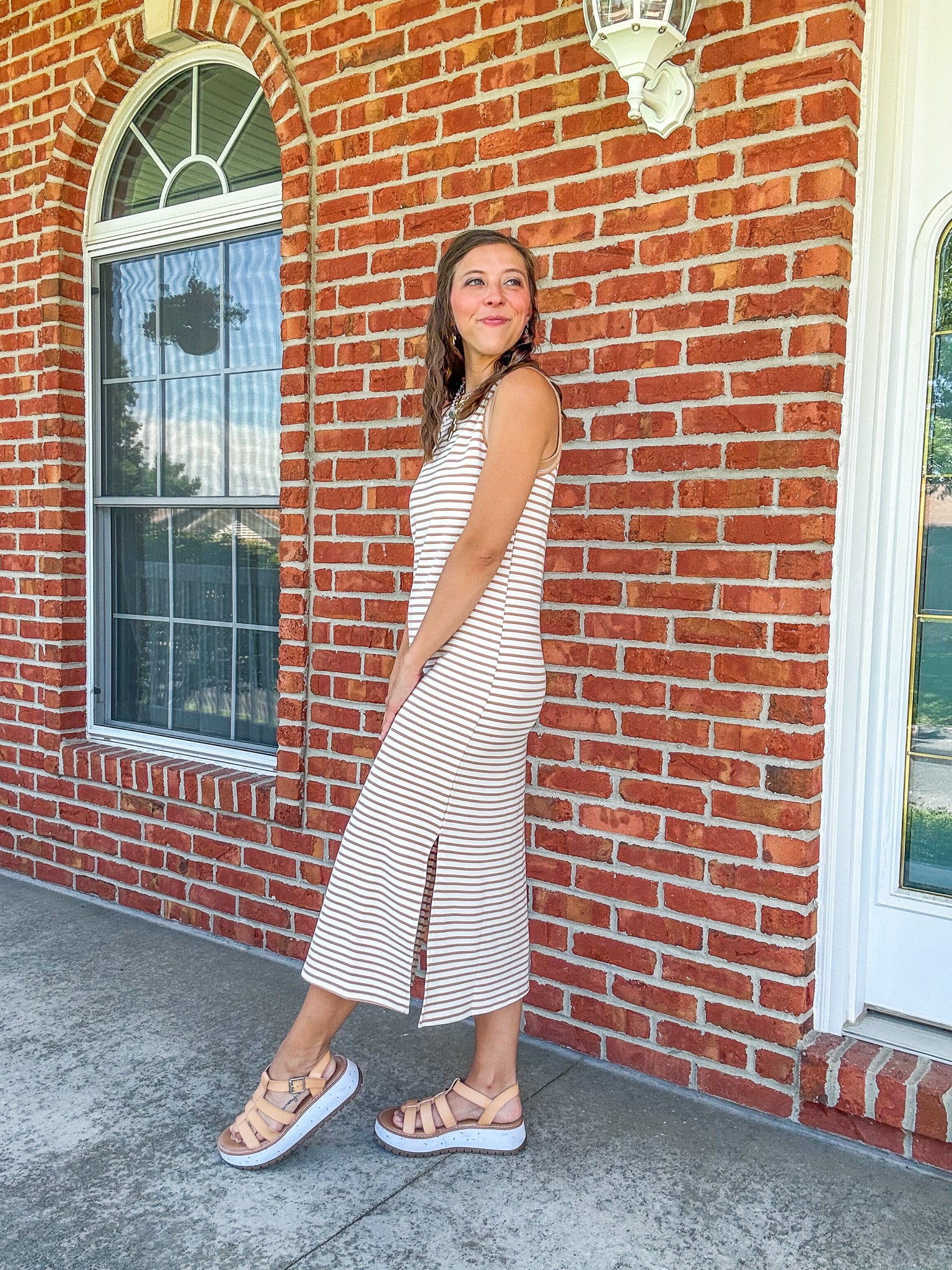 Market Stroll Midi Dress