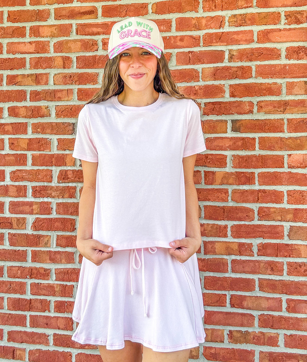 The Blushing Basic Tee