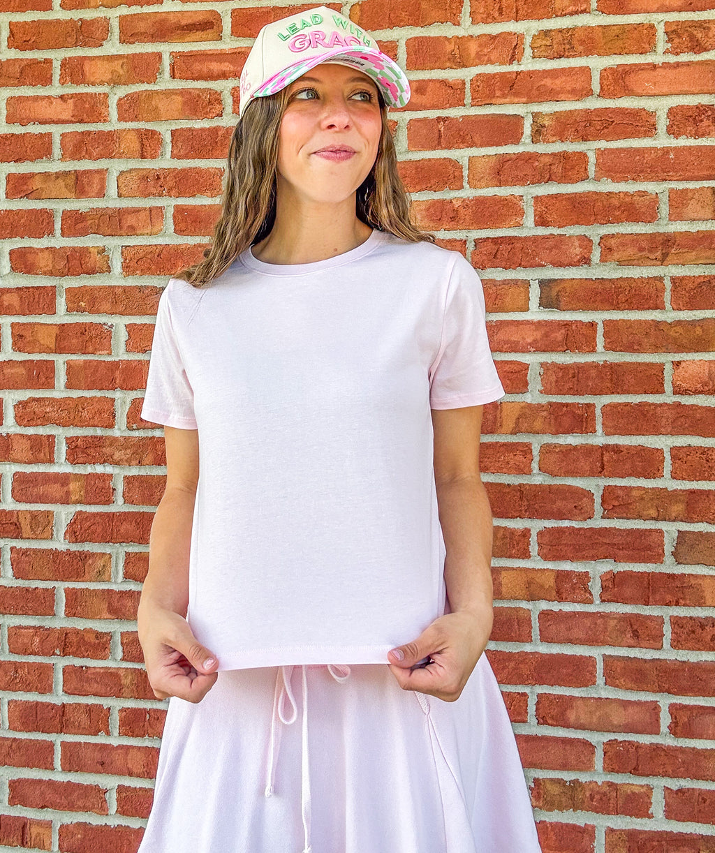 The Blushing Basic Tee