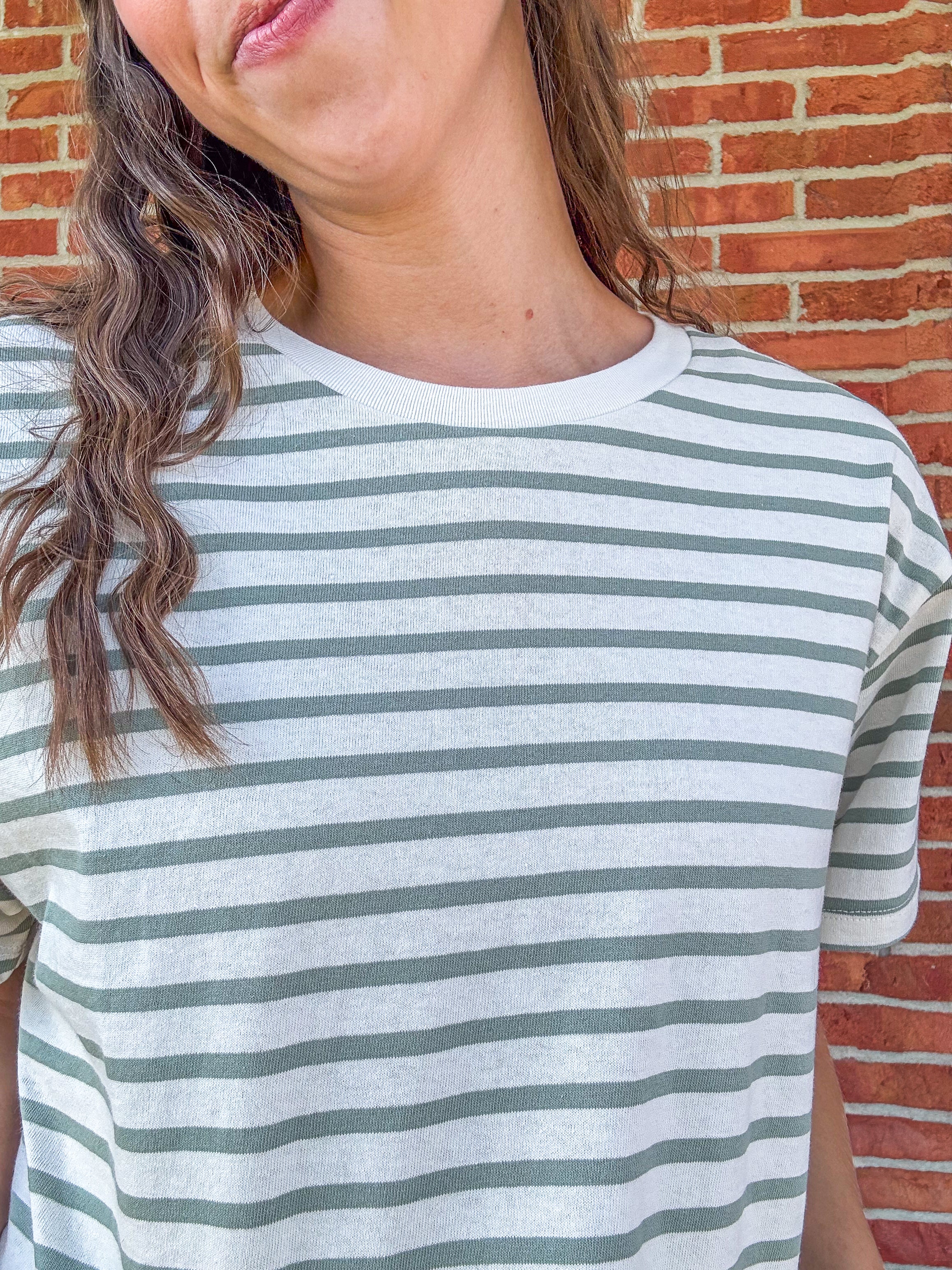 Matcha Me! Stripe Tee