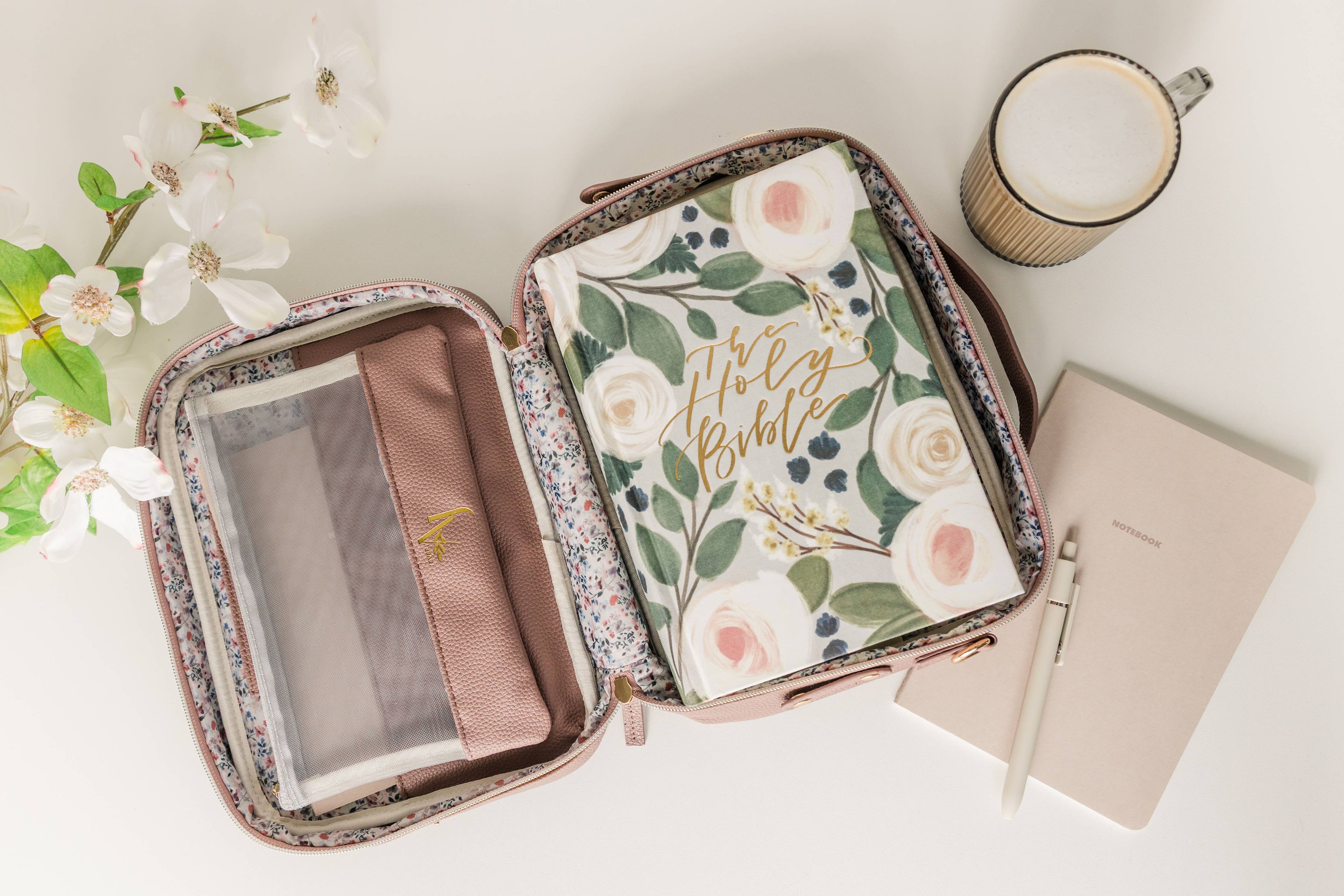 Book & Bible Bag Crossbody in Lavendar
