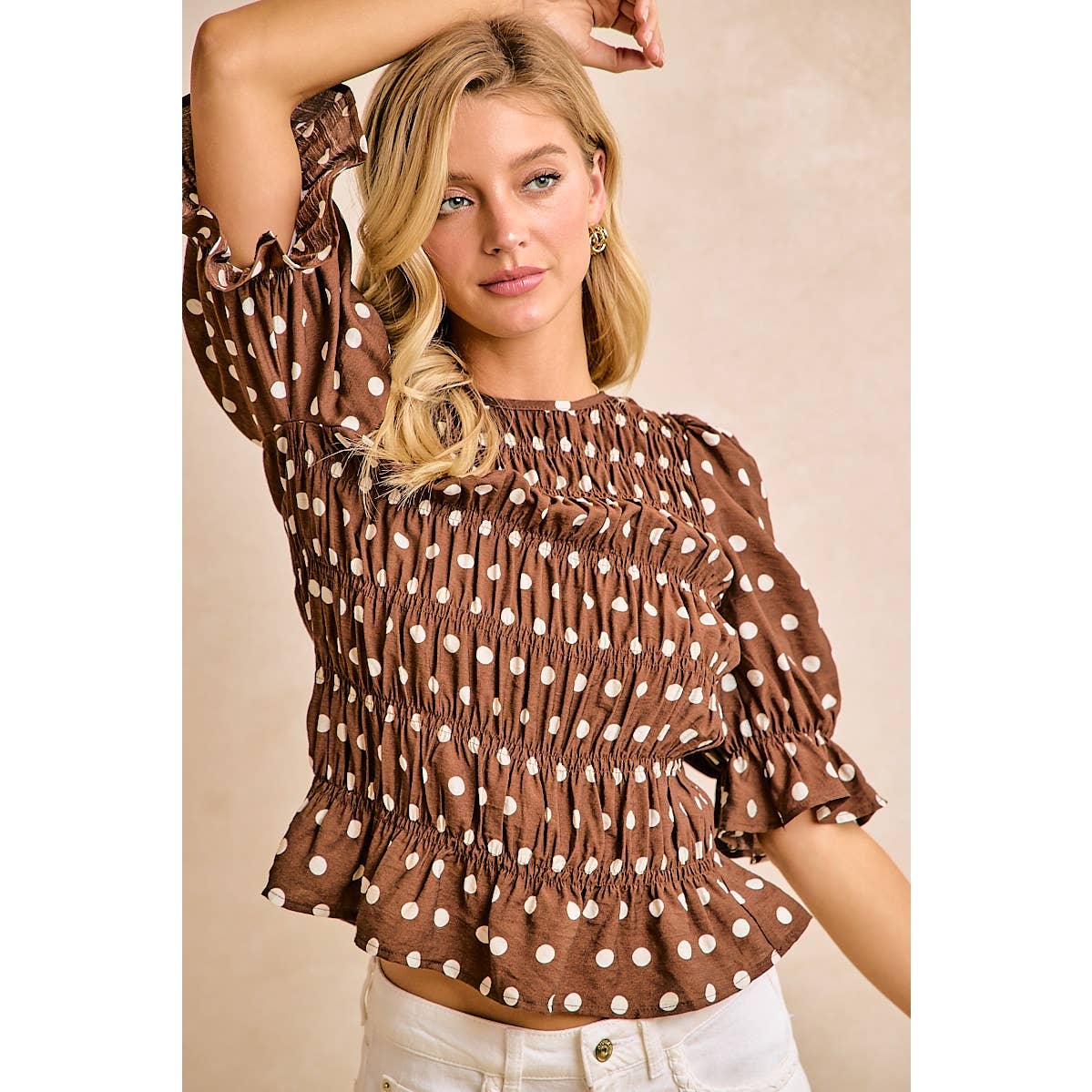 Darling Dotted Blouse
