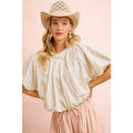 Cloud Pleaser Bubble Hem Tee