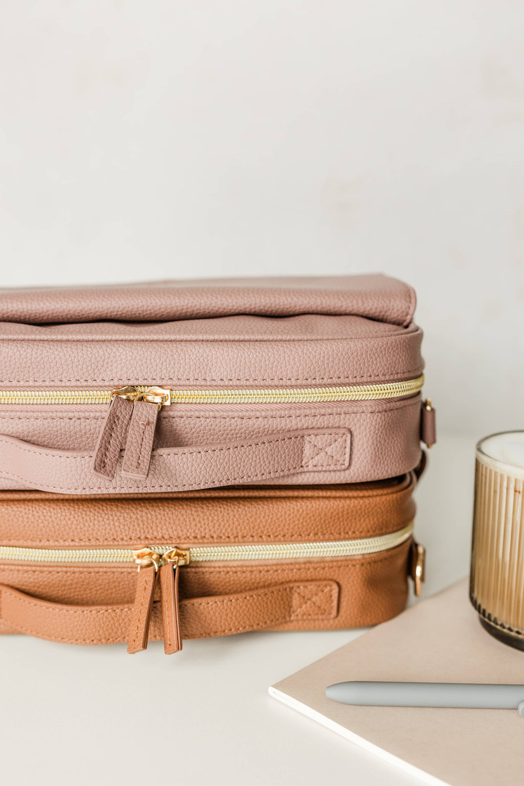 Book & Bible Bag Crossbody in Camel